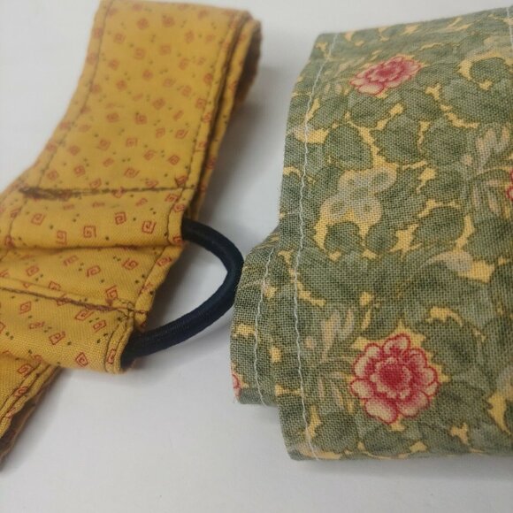 Handmade Fabric Headbands Lot of 8 Floral Geometric Ballerina Stretch Hair Bands - Picture 8 of 10